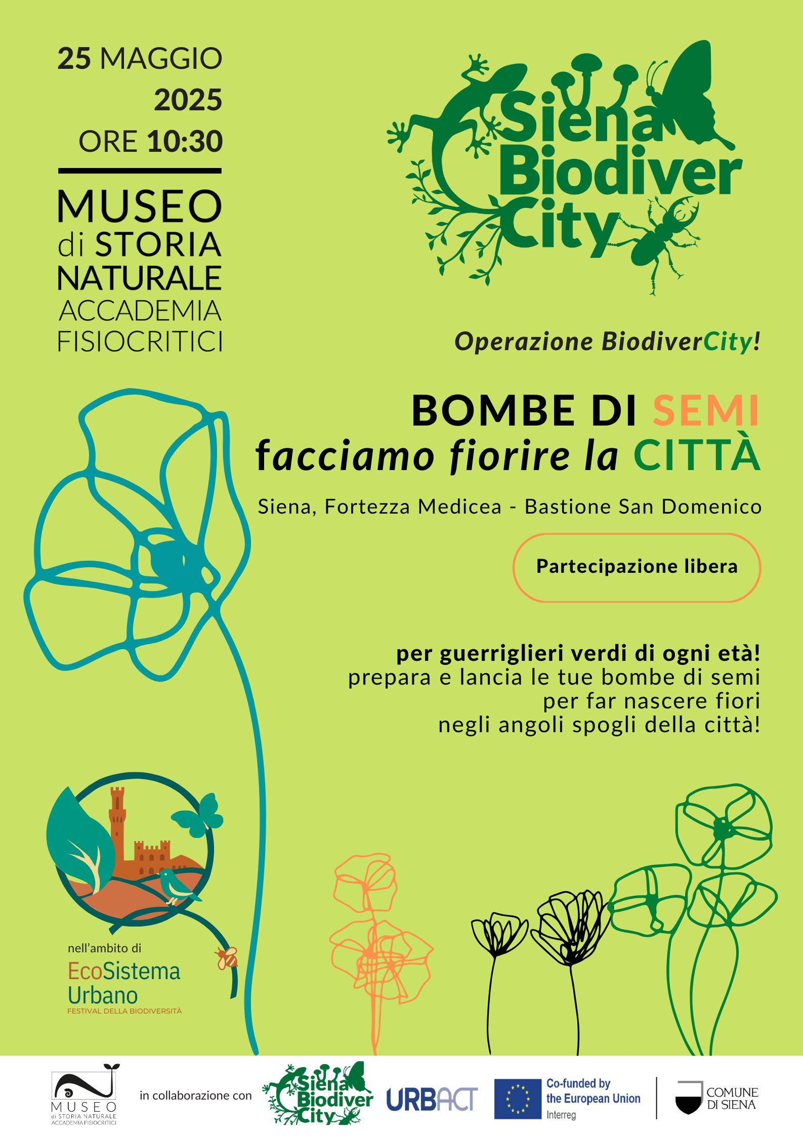 Operazione BiodiverCity! – BOMBE DI SEMI: FACCIAMO FIORIRE LA CITTÀ! Operazione BiodiverCity! – BOMBE DI SEMI: FACCIAMO FIORIRE LA CITTÀ!