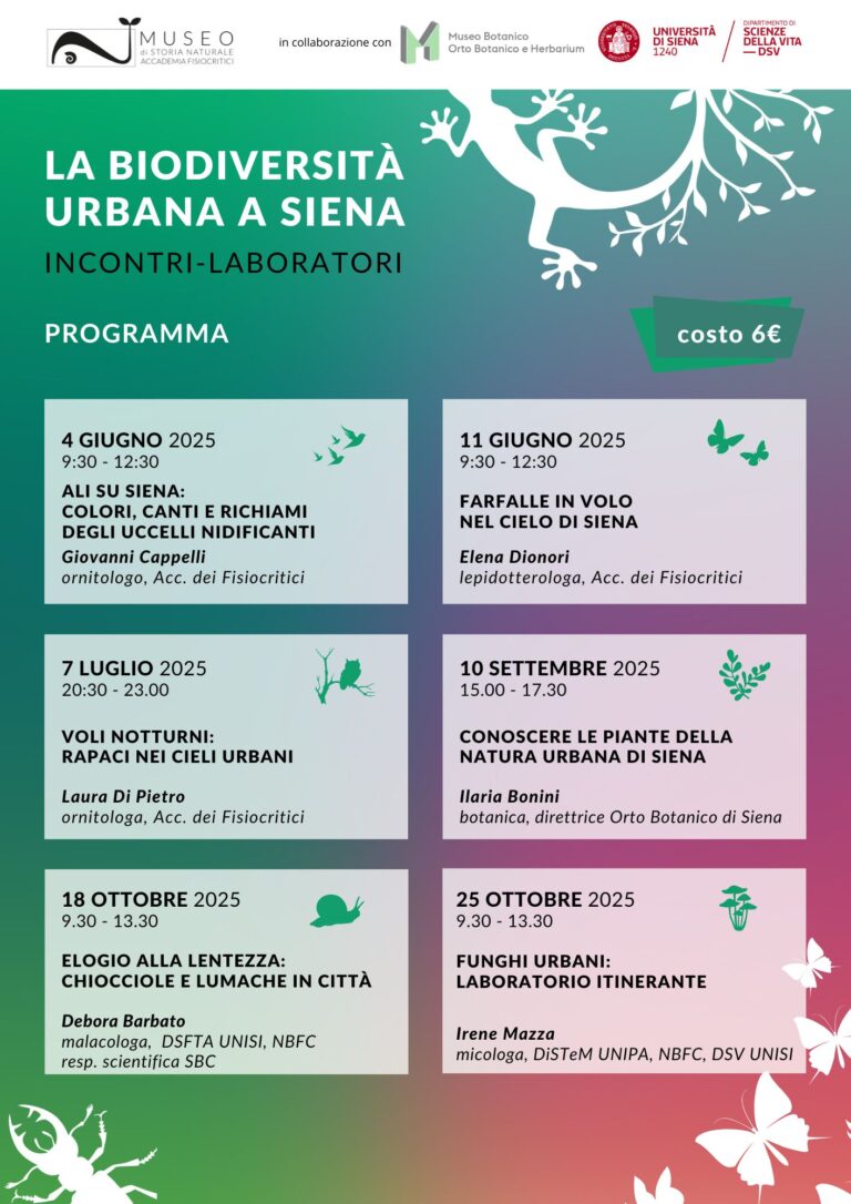Incontri-laboratori Siena BiodiverCity